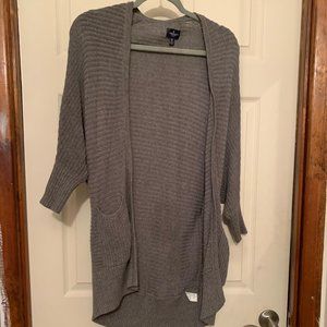 American Eagle Grey Knit Cardigan - Size XS/S